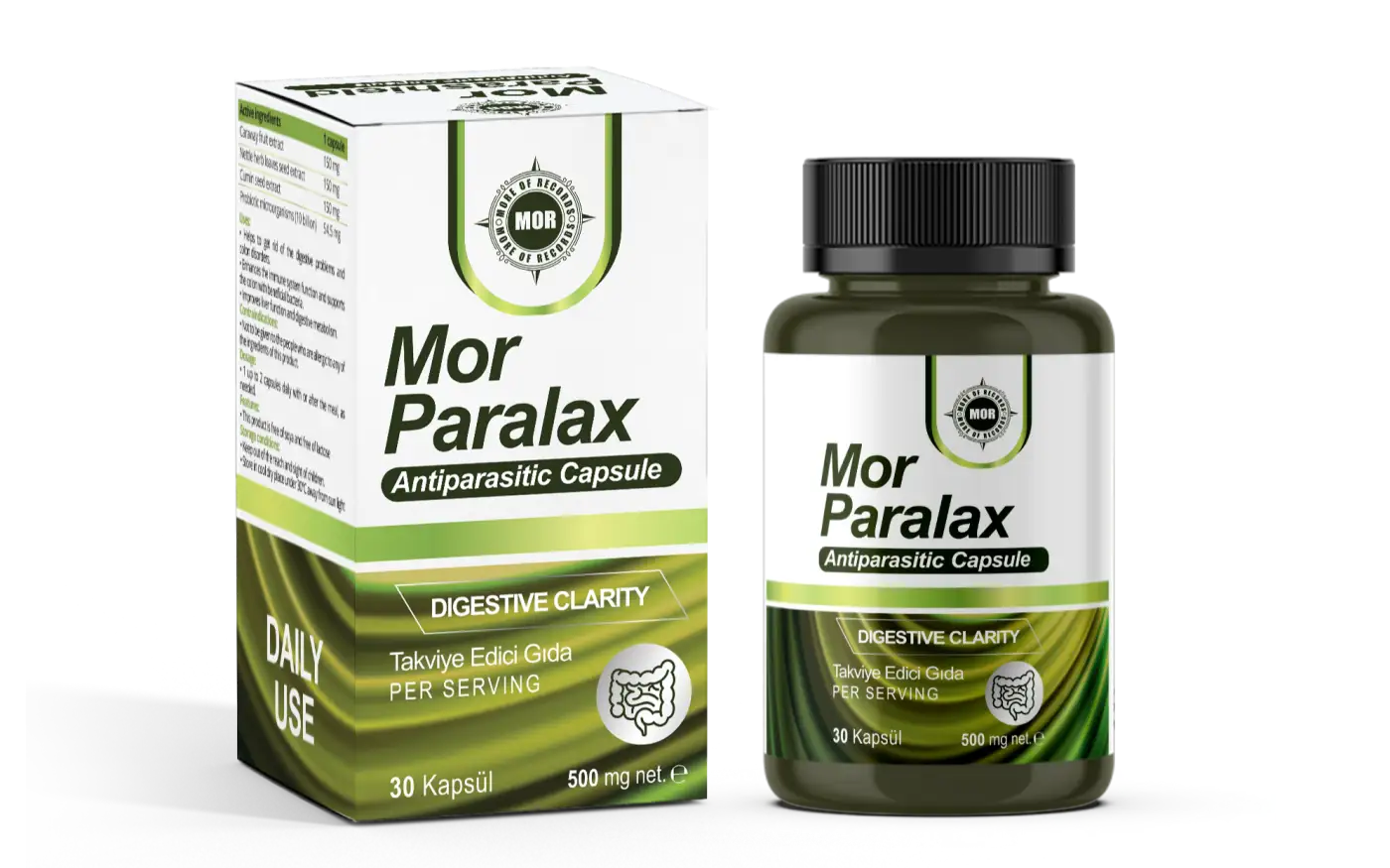 Mor Paralax — كبسولات